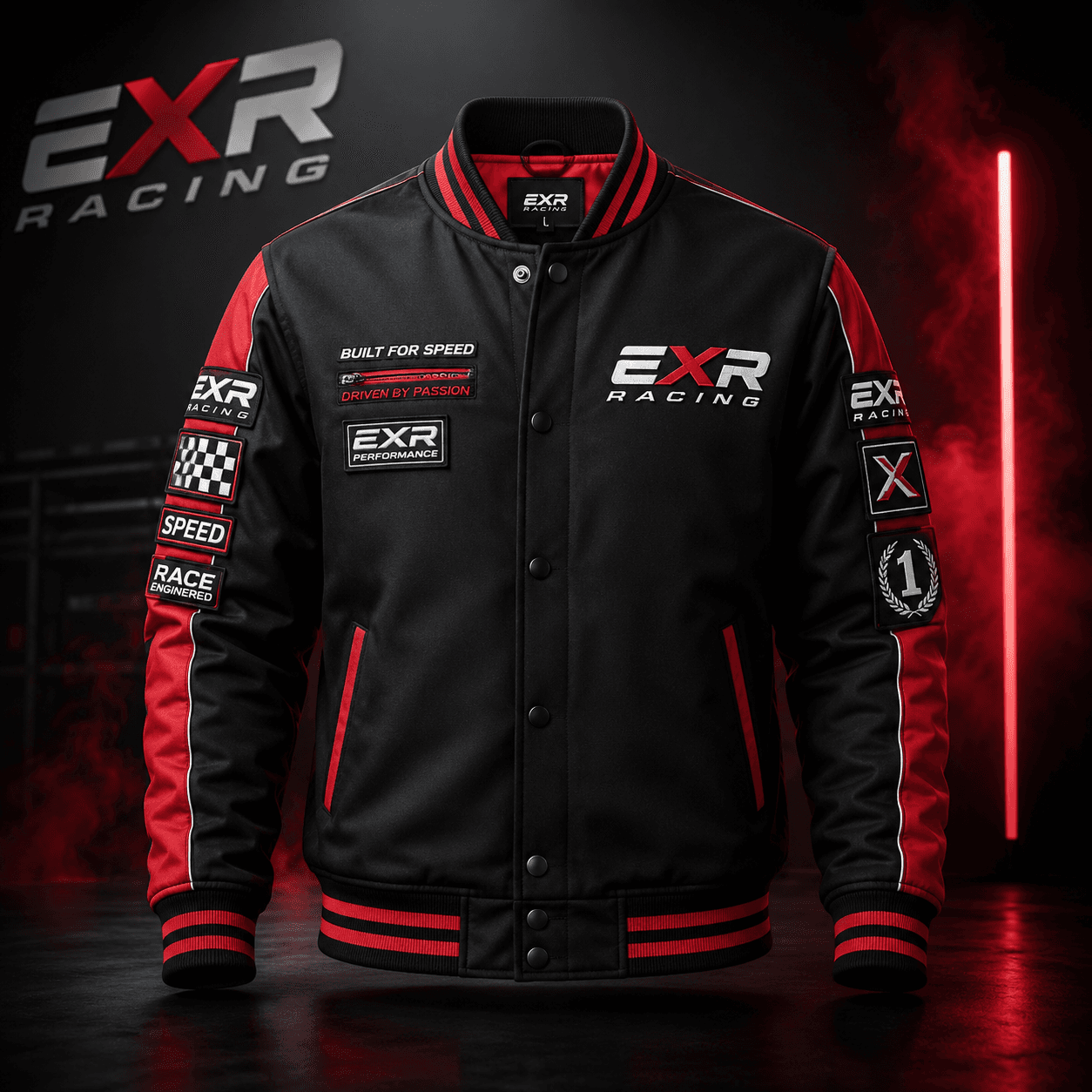 جاكيت EXR Varsity Built For Speed