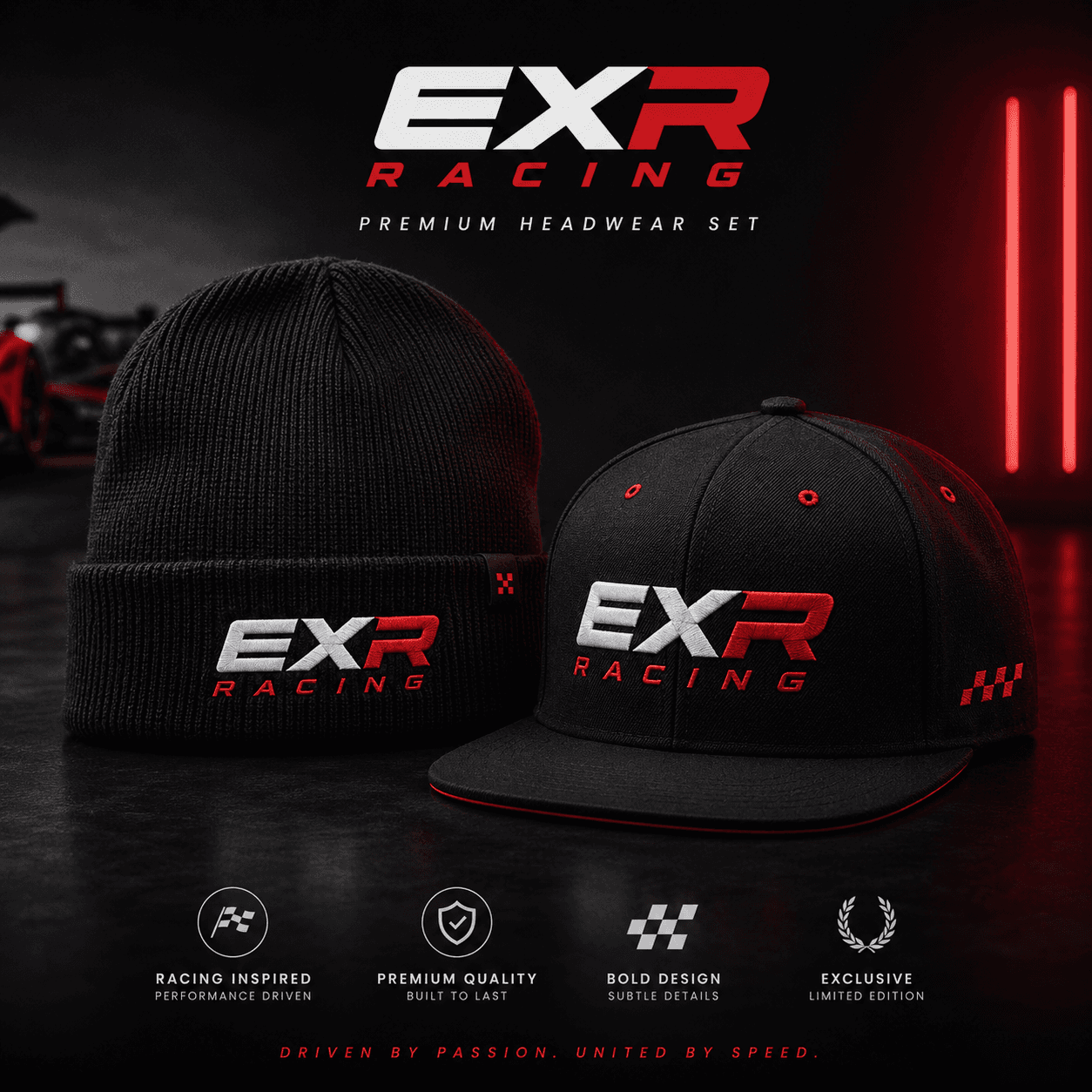 סט כובעים EXR Premium Headwear