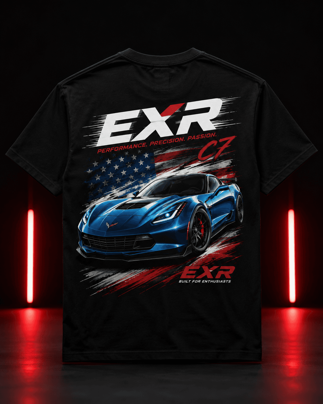 قميص EXR Corvette C7