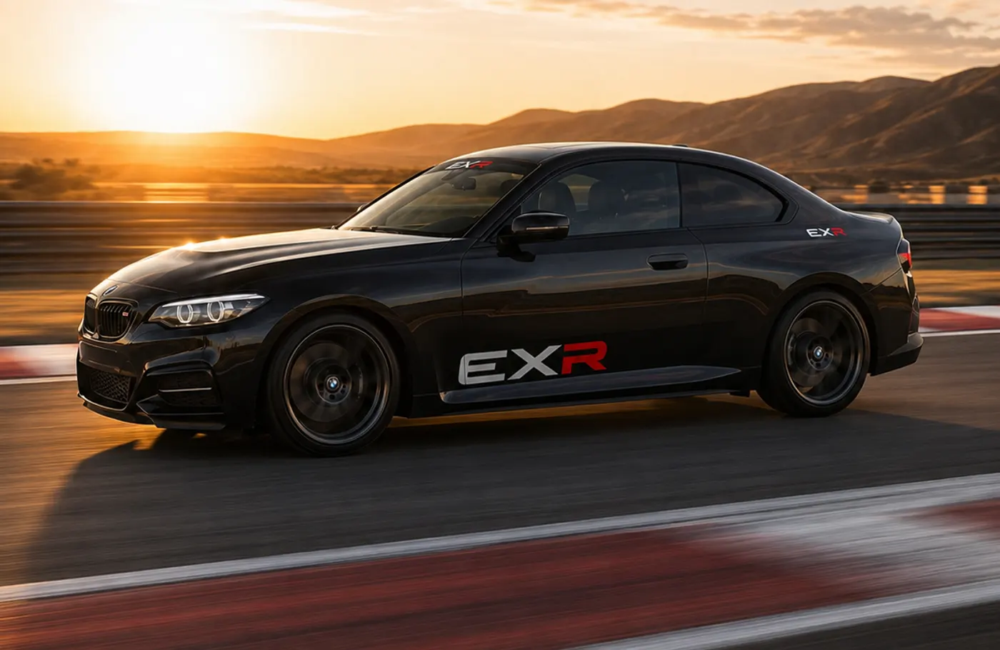 BMW M240 הנעה אחורית — רכב ההדגמה לטכניקת דריפט